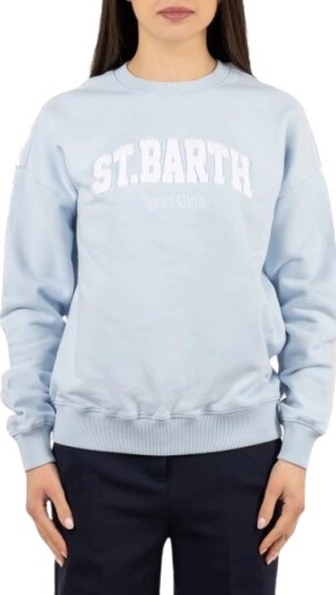 Saint Barth, Dame, Gensere & Hettegensere, Blå, XS,