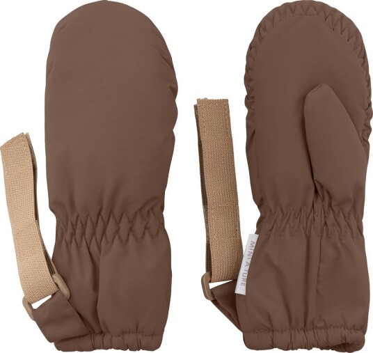 MINI A TURE Matcordt Fleece Lined Mittens Brown 6 7Y
