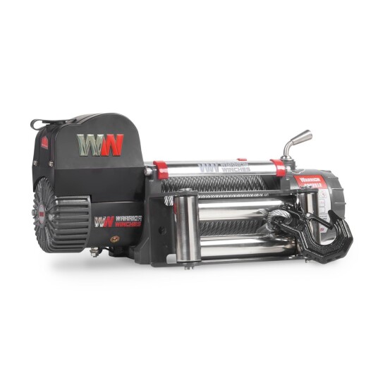 Warrior Winches 800VS12 Samurai Vinsj 8000lb Premium 12V Stålvaier Warrior Winches 800VS12 Samurai Vinsj 8000lb Premium 12V Stålvaier