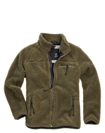 Brandit Teddyfleece Jakke Grønn Oliven Brandit Teddyfleece Jakke Grønn Oliven