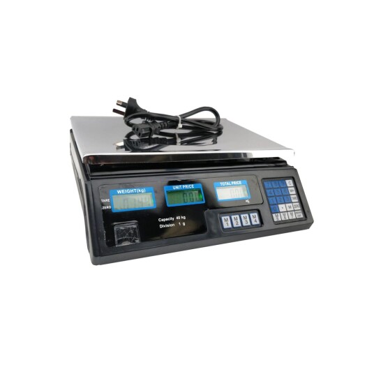 Kegland Digital vekt 40kg med oppladbart batteri 40 kg maksvekt. 1 gram nøyaktighet