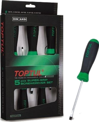 TOPTUL GAAE0503 Skrutrekkersett