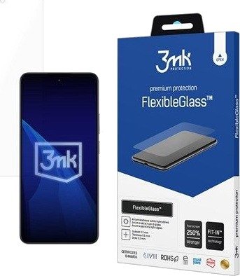3mk FlexibleGlass - screen protector for mobile phone - shatterproof 3mk FlexibleGlass - screen protector for mobile phone - shatterproof
