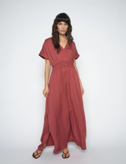 MOS MOSH Mmedith Annie Dress Burgundy XL MOS MOSH Mmedith Annie Dress Burgundy XL