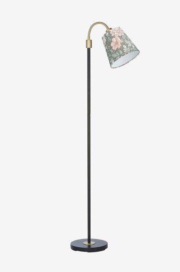PR Home   Gulvlampe Amy Flex 1 svart   Grønn