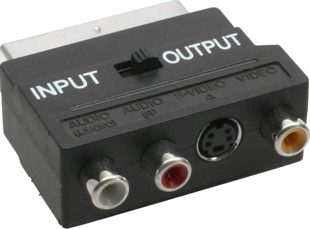 Inline 89953 Scart 21 Pin 3 X Rca + S Video Hankjønn Hunkjønn Sort 28 G
