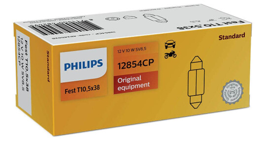Philips pære T10,5x38 Festoon 10 pakning