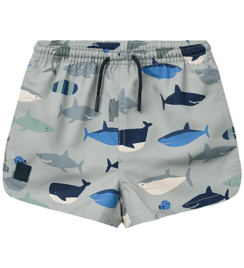 Liewood Aiden Printed Board Shorts Blue 98
