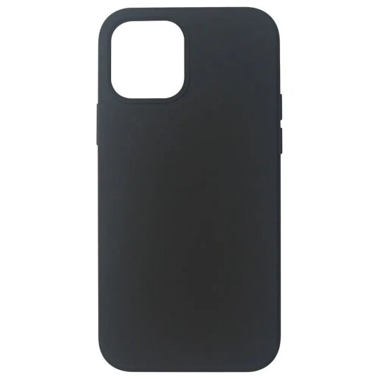 eSTUFF INFINITE RIGA Silikon Mobildeksel for iPhone 12/12 Pro - 100% Resirkulert Svart