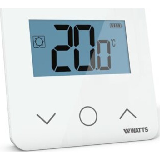 Watts Vision Romtermostat Med LCD Og Glassfront Trådløs