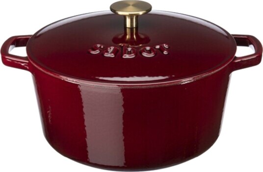 Sabor Støpejernsgryte 4,4L zinfandel/brass