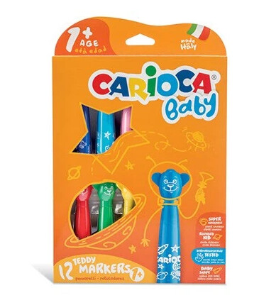 Carioca Marker w/baby handle 12pcs 809410 Carioca Marker w/baby handle 12pcs 809410