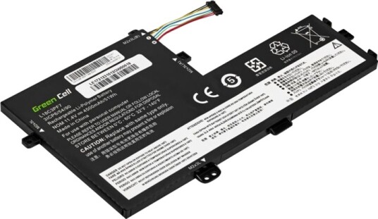 Green Cell Batteri Til Bærbar Pc Tilsvarer: Lenovo L18c3pf7 Lenovo L18m3pf7 Litiumpolymer 3-Cellers 4500 Mah LE172