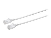 MicroConnect CAT 6a Nettverkskabel 1,5 m RJ-45 Flertrådet Halogenfri Hvit