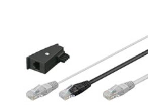 Goobay 95286 3 M U/Ftp Stp 2 X Rj-45 Rj-45 Sort Grå