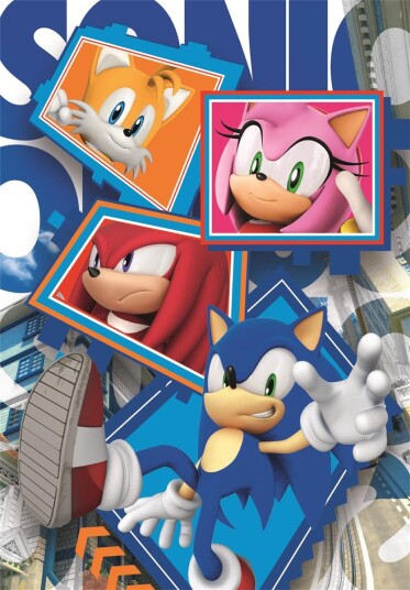 Clementoni Puslespill 104 Brikker Sonic the Hedgehog Clementoni Puslespill 104 Brikker Sonic the Hedgehog