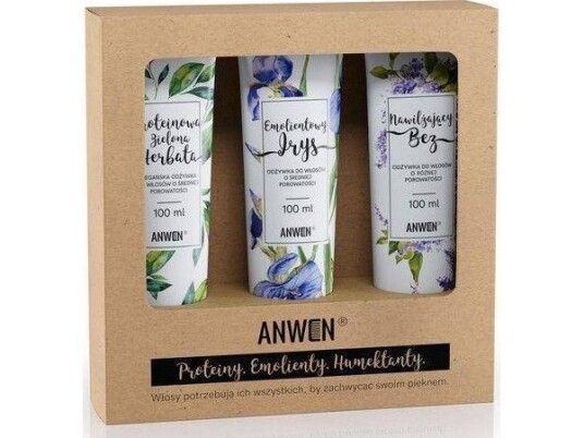 Anwen_Set Conditioners For Medium Porosity Hair Protein Orchid 100Ml + Emollient Iris 100Ml + Moisturizing Elderberry 100Ml