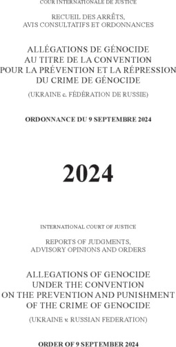 Allegations of Genocide Under the Convention on the Prevention and Punishment of the Crime of Genocide Ukraine V. Russian Federation