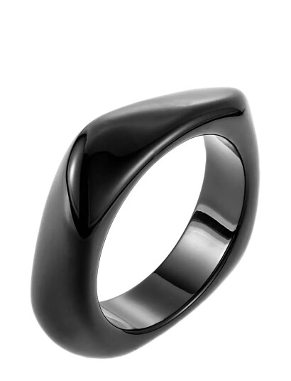 BY JOLIMA Resin Bangle Large |Svart |One Size