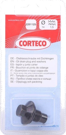 Påfyllingsplugg bunnpanne CORTECO 220112S
