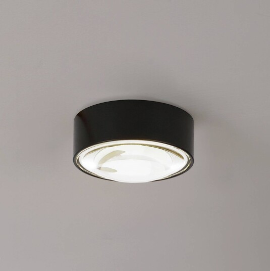 Taklampe Siaka Lindby, Sort, Baderom, Aluminium, Moderne