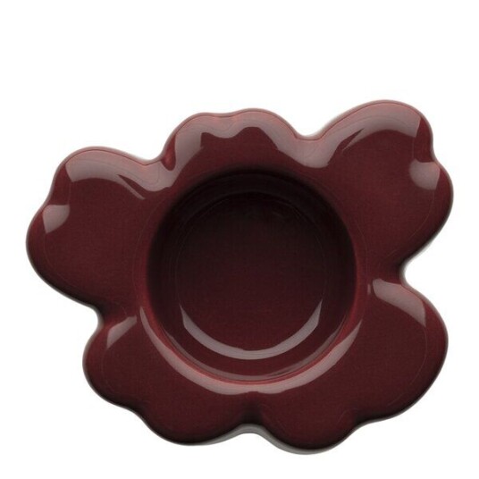 Marimekko - Unikko telysholder 3x10 cm reddish brown Marimekko - Unikko telysholder 3x10 cm reddish brown
