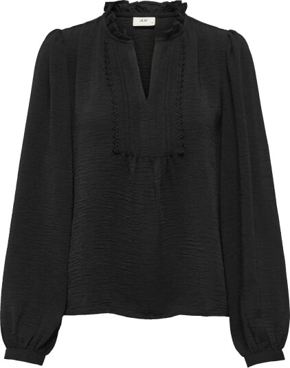 JDY Jdyrachel Life L/S Pintuck Top Wvn Noos BLACK XXL