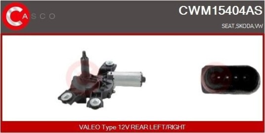 Vindusviskermotor CASCO CWM15404AS