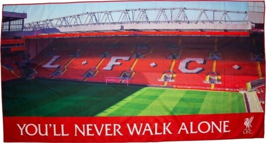 Liverpool Badehåndkle Anfield Road Rød/Hvit Liverpool FC størrelse One Size