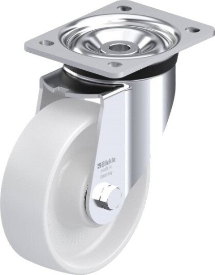 Blickle 6072 Lk-Po 150K Styrehjul, Hjuldiameter 150 Mm, Bæreevne (Maks.) 400 Kg, 1 Stk Blickle 6072 Lk-Po 150K Styrehjul, Hjuldiameter 150 Mm, Bæreevne (Maks.) 400 Kg, 1 Stk