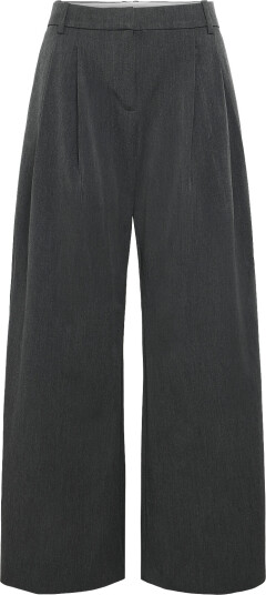 Weekday Low Waist Pleated Suit Trousers Grey 46