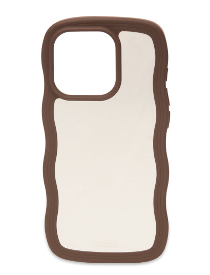 Holdit Wavy Case Iphone Chocolate/Mirror   Brown   IPHONE 15PRO