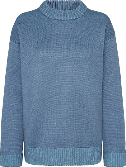 Rains Sowa Knit Crew Neck Blue XL