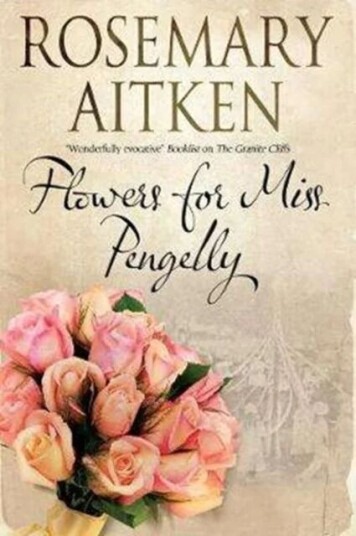 Flowers For Miss Pengelly Av Rosemary Aitken