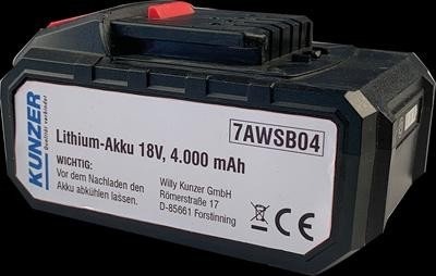 KUNZER 7AWSB04 Batteripakke
