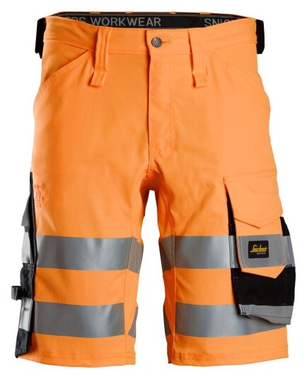 Snickers Workwear 6136 Shorts varsel, oransje/svart 46, Klær