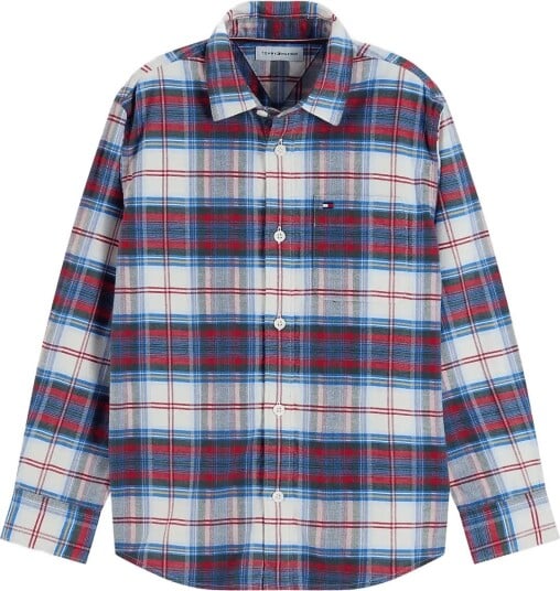 Tommy Hilfiger Check Shirt Blue 164