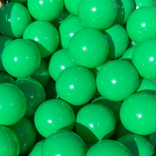 KiDKii Ballbasseng baller Ø7 cm Klar grønn 100 stk KiDKii Ballbasseng baller Ø7 cm Klar grønn 100 stk