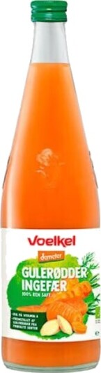 Voelkel gulrot & ingefær juice 0,7 L