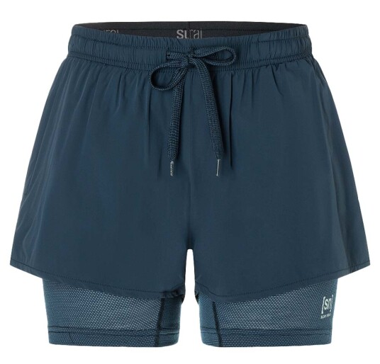 super.natural Women"s Double Layer Shorts Blueberry XS super.natural Women"s Double Layer Shorts Blueberry XS