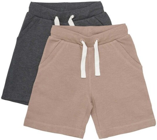Minymo  2 pack shorts til barn Fossil