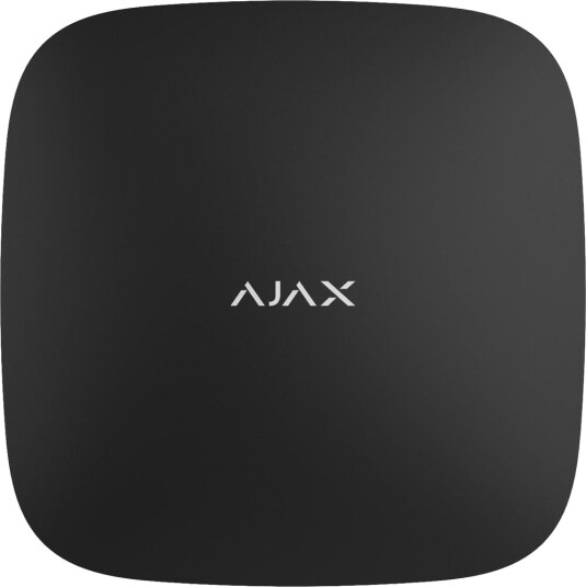 Ajax Hub 2 Plus Alarmsentral Med Fotobekreftelse Svart