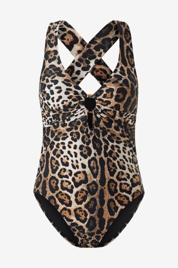 KAANDA Beach life - Badedrakt Halter Onepiece - Svart