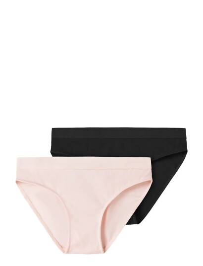 LMTD Nlfnantelle Brief 2P Black 146 152