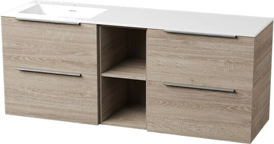 Servantskap FOSSBAD Variant46 B150 for Heldekkende Servant med Venstrekulp 9150202121