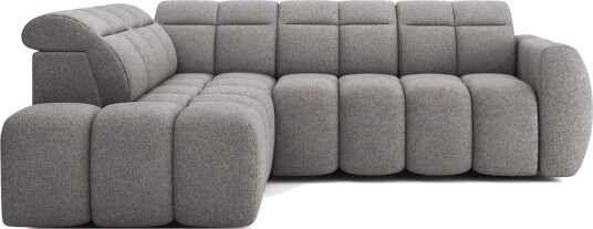 Hjørnesofa Eltap Flconn 258x208x107 cm Paolli 04 Grå Venstre