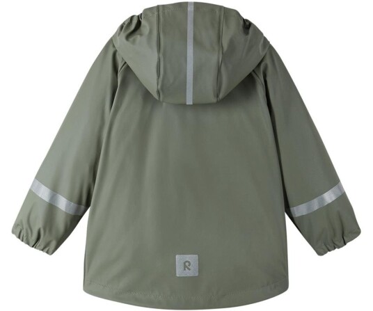 Reima Lampi Raincoat Kids Greyish Green Greyish Green 110