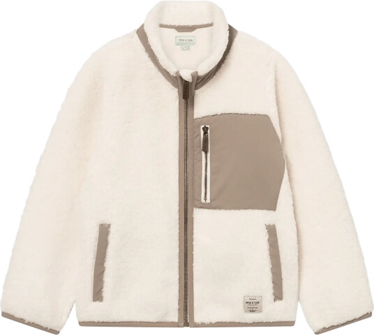 MINI A TURE Matalinur Teddyfleece Jacket. Grs Cream 2Y/92