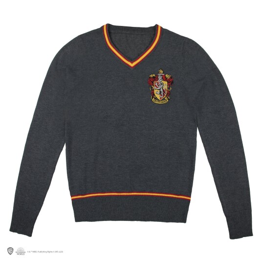 Harry Potter - Gryffindor - Grey Knitted Sweater - Large Harry Potter - Gryffindor - Grey Knitted Sweater - Large