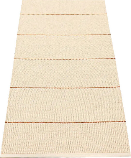 Pappelina Lea teppe Beige/Rust/Vanilla 70 x 150 cm